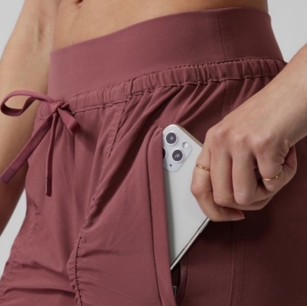 Athleta Attitude II Pants In Tawny Rose Sz4P - Picture 3 of 9